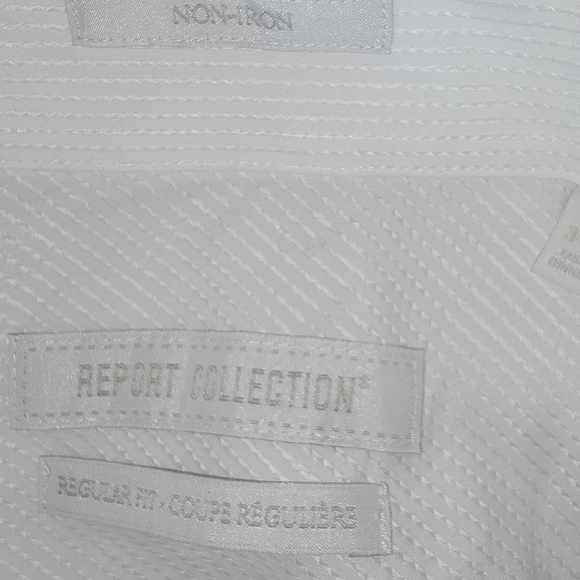 Men's XL White Dress Shirt - Picture 3 of 5